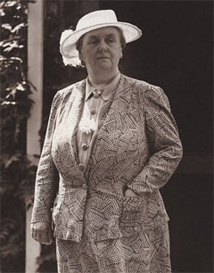 Koningin Wilhelmina in Engeland, 1942.