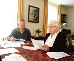 Miep en Paul Gies. Foto: Bettina Flitner. Miep en Paul Gies. Foto: Bettina Flitner.